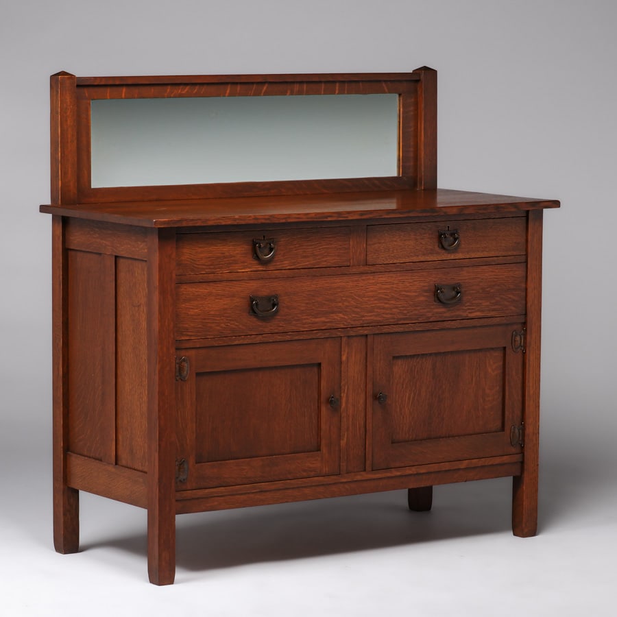Stickley Brothers Two-Door Sideboard c1910 (1 of 5)