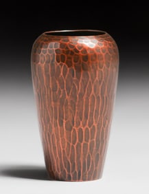 Roycroft Hammered Copper Vase c1920s