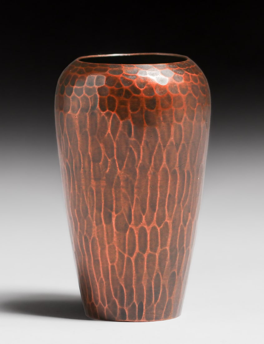 Roycroft Hammered Copper Vase c1920s (1 of 4)