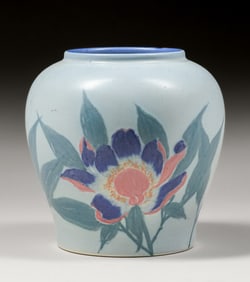 Rookwood Pottery E.T. Hurley Decorated Vase 1944