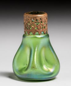 Bohemian Art Glass Vase c1900s