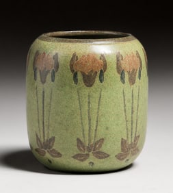 Marblehead Pottery Vase Hannah Tutt c1910