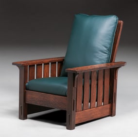 Gustav Stickley #332 Morris Chair c1910