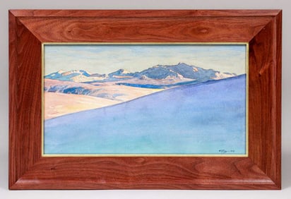 Gunnar Mauritz Widforss (1879 – 1934) Watercolor Kebnekaise Mountain Sweden 1918