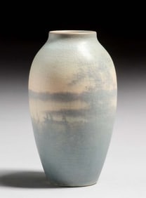 Rookwood Pottery E.T. Hurley Scenic Vase 1912