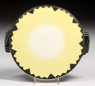 Annaburg Untucht - German Art Deco Porcelain Cake Plate c1920s