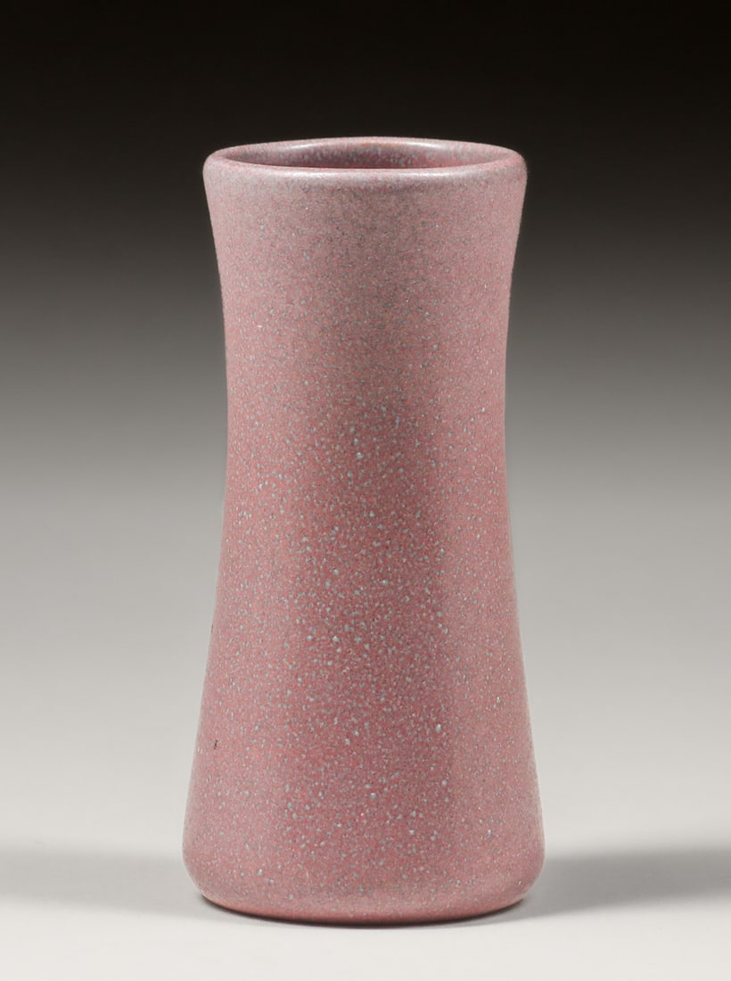 Marblehead Pottery Matte Pink Vase c1910 (1 of 4)