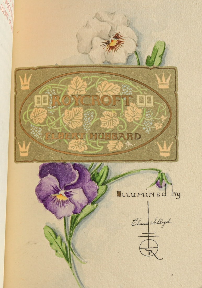 Roycroft 3/4 Levant Book "Old John Burroughs" Fra Elbertus 1901 (1 of 15)