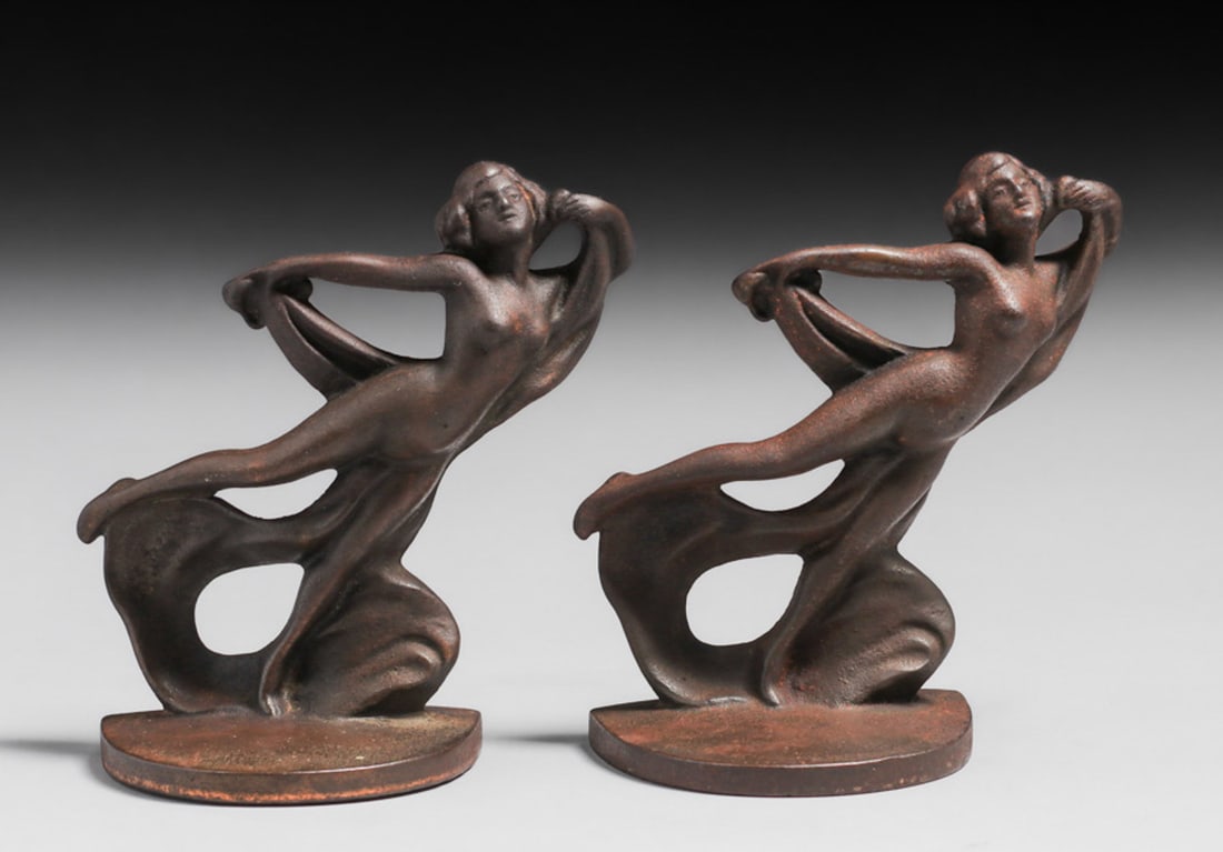 Art Deco Hubley Bookends c1930s (1 of 7)