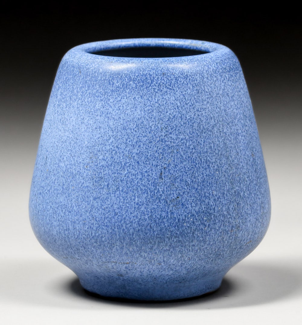 Byrdcliffe Pottery Robin's Egg Blue Vase c1910s (1 of 4)
