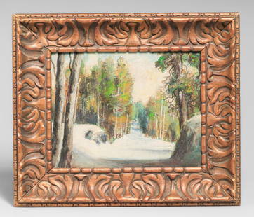 Louis Siegriest (1899-1989) Society of Six Early Landscape c1920s: Louis Siegriest (1899-1989) Society of Six Early Landscape c1920s. Oil painting on board. Signed. Excellent condition. 8"h x 10"w. Frame 12"h x 14"w. FREE NATIONWIDE SHIPPING for all of your purchases