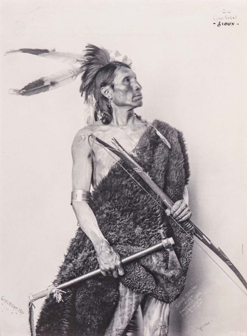 Frank Rinehart (1861-1928) Photograph "Good Eagle - Sioux" Copyright 1900 (1 of 7)