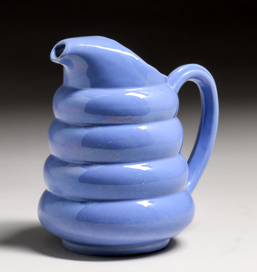 Padre Pottery Blue Pitcher c1930s (1 of 6)