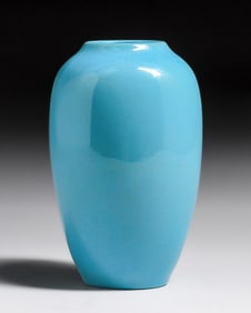 California Faience Persian Blue Vase c1920s