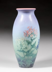 Rookwood Pottery Lenore Asbury Floral Vellum Vase 1926