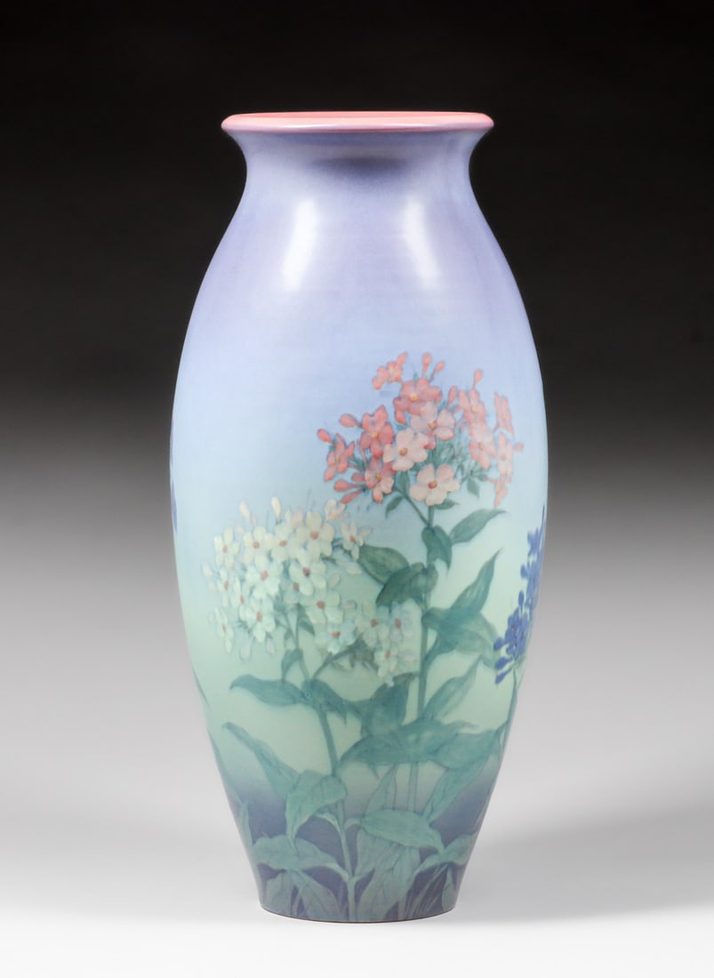 Rookwood Pottery Lenore Asbury Floral Vellum Vase 1926 (1 of 5)