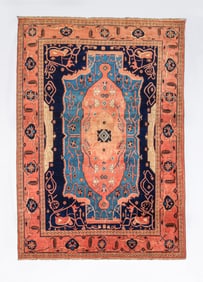 Large Handmade Oriental Carpet Mid 20th Century