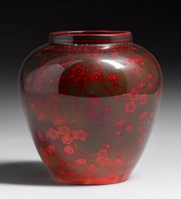 Bernard Moore - English Cherry Blossom Vase c1915