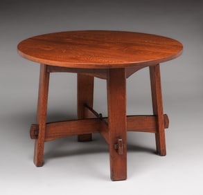 Gustav Stickley #635 Splayed-Leg Table c1910