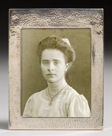 Clemens Friedell - Pasadena Hammered Sterling Silver Frame c1910