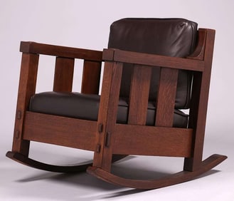 Massive Lifetime Furniture Co Rocker c1910