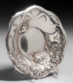 Antique International Sterling Art Nouveau Tray c1910