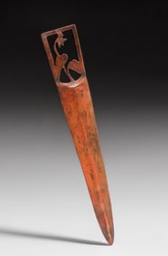 Elizabeth Eaton Burton – Christoph Tornoe Hammered Copper Paper Knife c1905