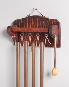 Stickley Brothers Hanging Dinner Chimes c1910
