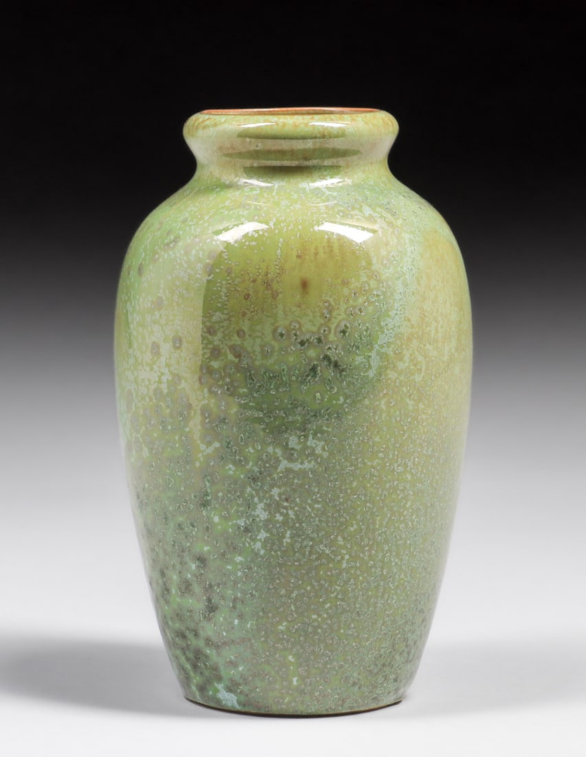 Fulper Pottery Leopardskin Vase c1917-1920 (1 of 4)