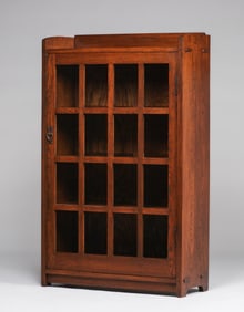Gustav Stickley #716 One-Door Bookcase c1912-1915