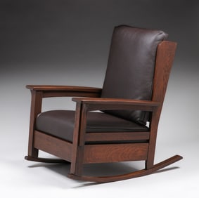 Lifetime Furniture Co Bowarm Rocker c1910