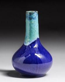 Fulper Pottery Chinese Blue Drip Vase c1915