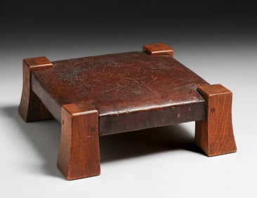 Gustav Stickley "Monk" Footstool c1910