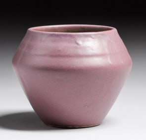 Zanesville Stoneware Matte Lavendar Vase c1920s