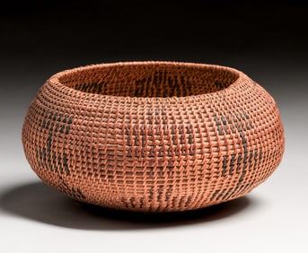 Native American Basket - Mono Tribe Lake Tahoe - Reno c1910s