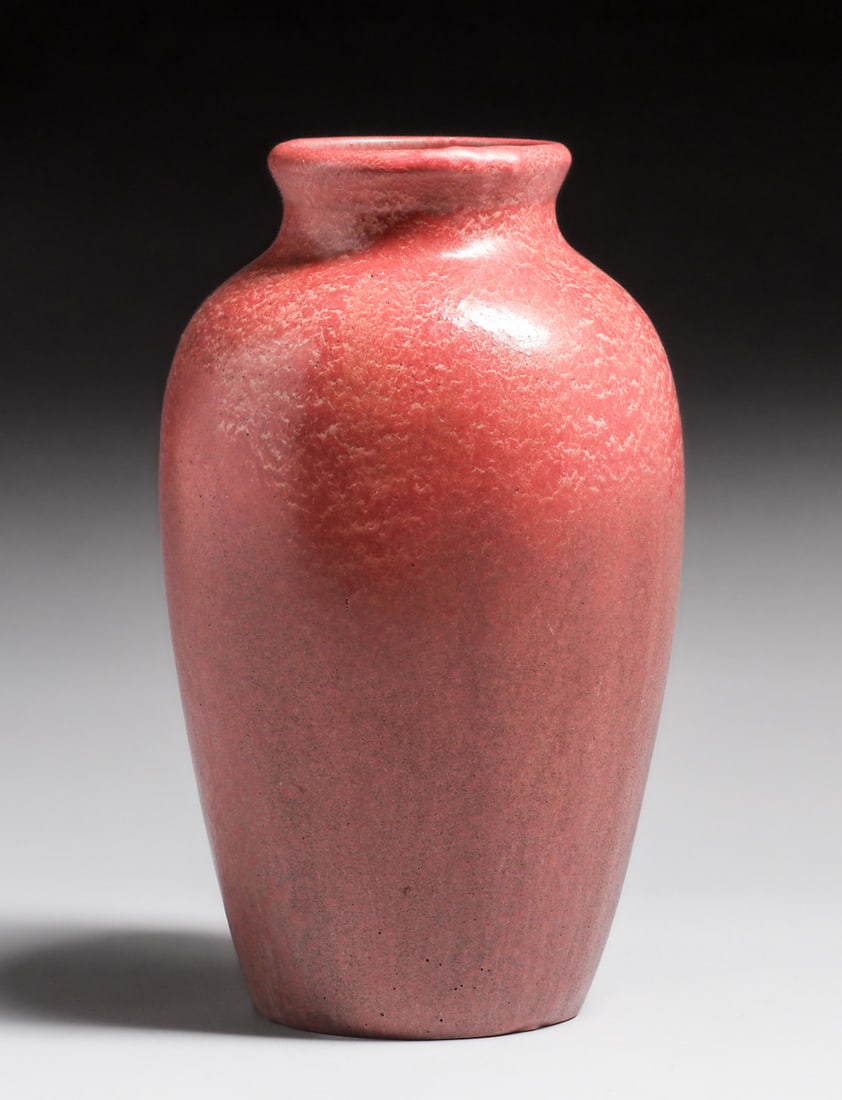 Fulper Pottery Matte Pink Vase c1910s (1 of 4)