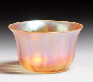 Tiffany Favrile Flared Glass Vase c1910