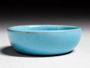 California Faience Turquoise Small Bowl c1920s