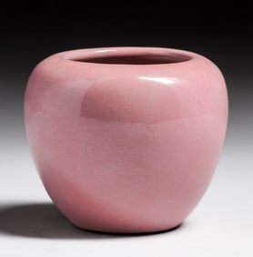 California Faience Light Burgundy Vase c1920s