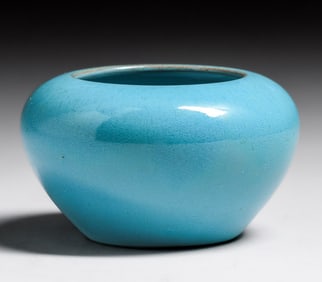 California Faience Turquiose Bowl c1920s