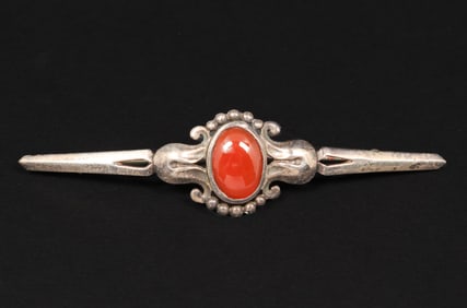 Chicago Arts & Crafts Sterling Silver Brooch c1920