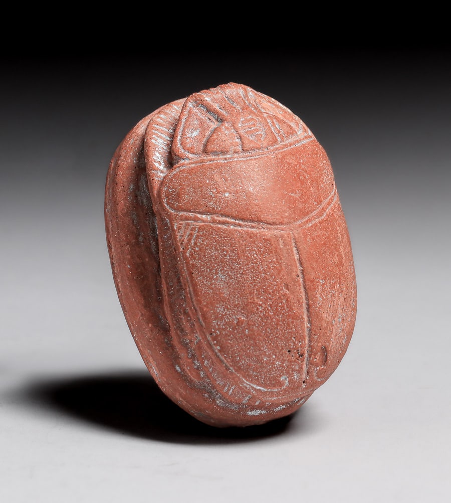 Vintage Ceramic Scarab Paperweight.: Vintage Ceramic Scarab Paperweight. Unsigned. Perfect condition. Age unknown. 3.25" x 2.25" x 1.75"h. FREE NATIONWIDE SHIPPING for all of your purchases at our Two Day Auction within the lower 48 stat