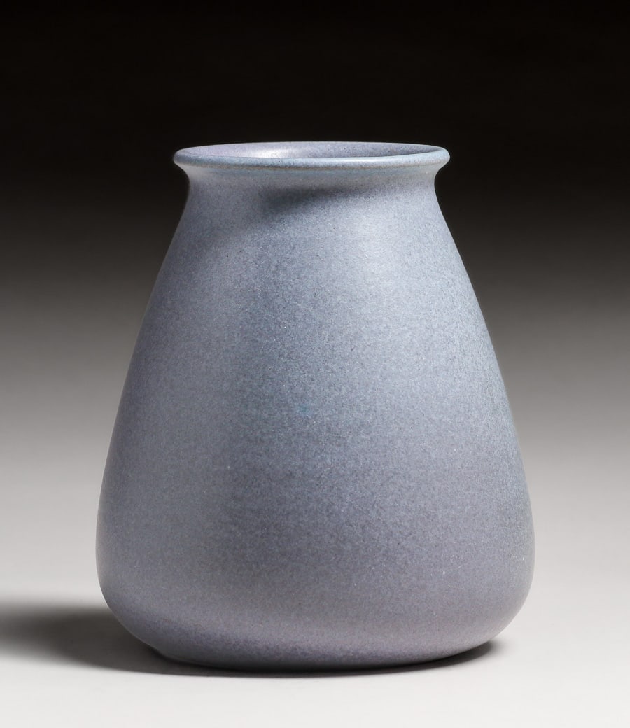 Marblehead Pottery Matte Lavendar Vase c1910: Marblehead Pottery Matte Lavendar Vase c1910. Signed. Perfect condition. 6.25"h x 4.5"d. FREE NATIONWIDE SHIPPING for all of your purchases at our Two Day Auction within the lower 48 states. No matter