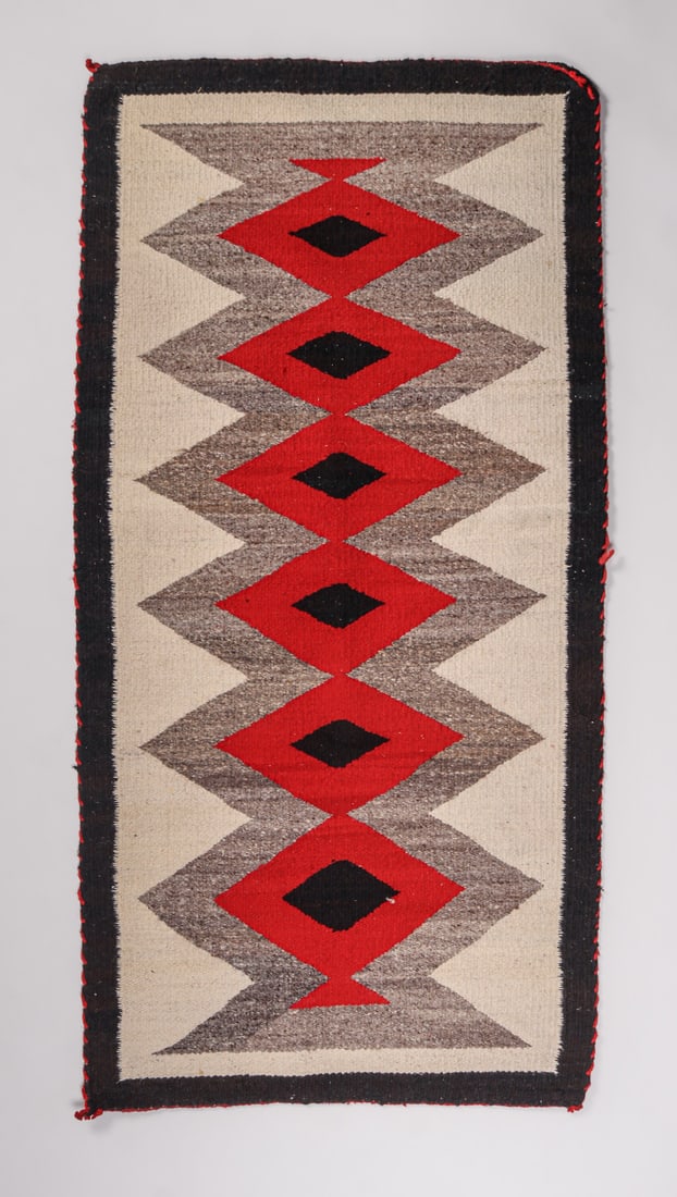 Small Navajo Rug Ganado Trading Post c1930s (1 of 6)