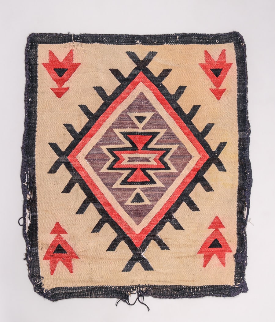 Small Navajo Rug Ganado Trading Post c1930s (1 of 7)