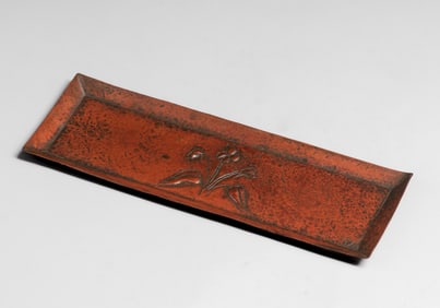 Elizabeth Eaton Burton – Christoph Tornoe Hammered Copper Pen Tray c1905