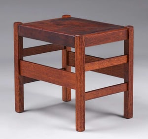 L&JG Stickley Footstool c1910