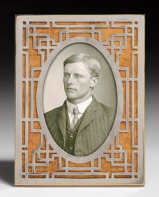 Heintz Silver-Plated Cutout Picture Frame c1912
