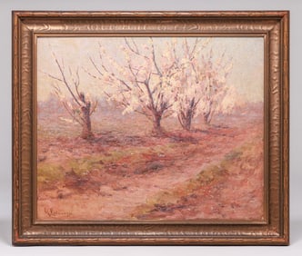 Giuseppe Cadenasso (1858-1918) California Orchard Blossoms 1911