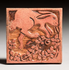 Batchelder - Los Angeles Rabbit Tile c1920s